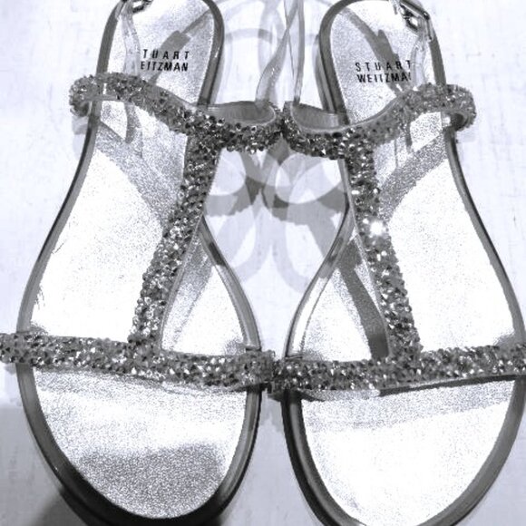 Stuart Weitzman Glitter Jelly Sandals in EU 37 / USA 7 (NEW) - Picture 1 of 3